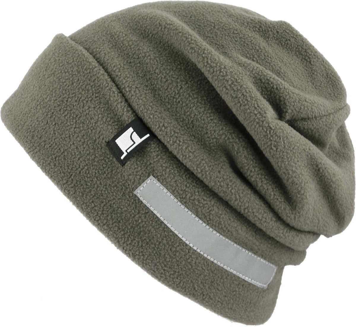 The Hat Depot Fleece Winter Functional Beanie Hat Cold Weather-Reflective Safety for Everyone Performance Stretch