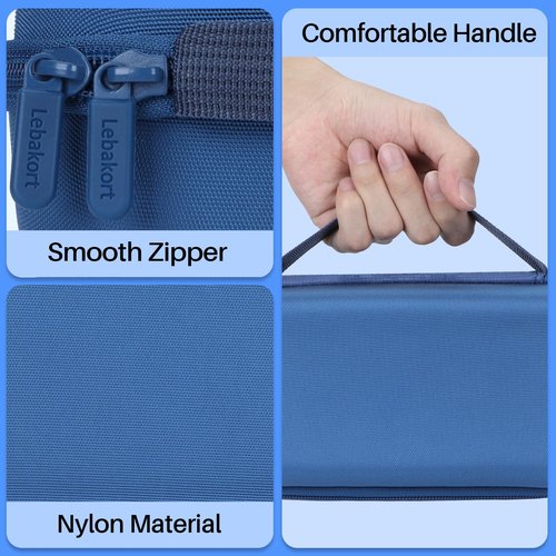 Lebakort Hard Case Compatible with Blue Tees Golf Player+ GPS Speaker (Navy Case)