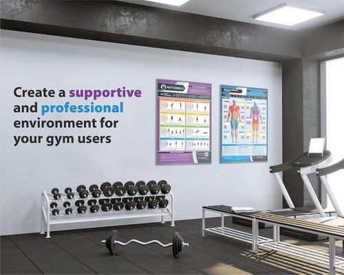 EXTRA LARGE Training Zones & Thresholds Poster - Laminated Home & Gym Chart with Video Support