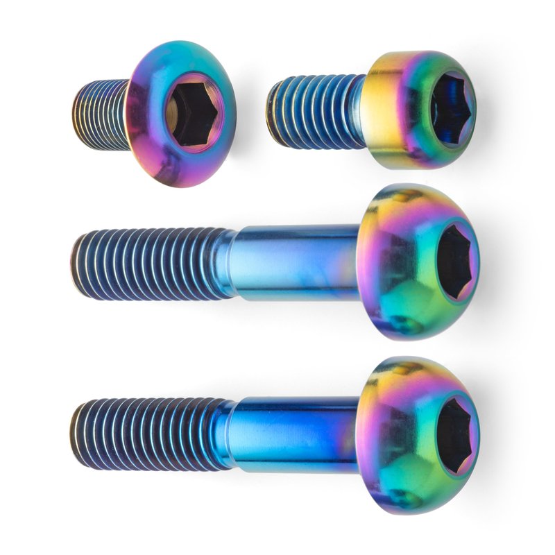 Terske Oil Slick Titanium Brake & Shift Lever Mountain Bike Bolt Kit fits SRAM Matchmaker