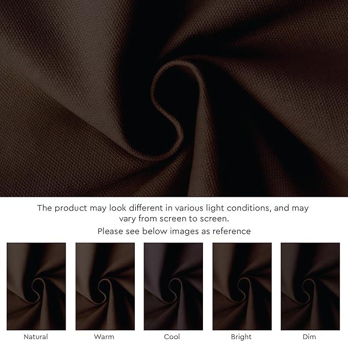 Encasa XO Dining Table Cover | 56"x56" Cotton Canvas Square Tablecloth | Machine Washable, Dark Taupe Table Cloth for Indoor & Outdoor Dining, Durable, Easy-Care | Suitable for Any Occasion