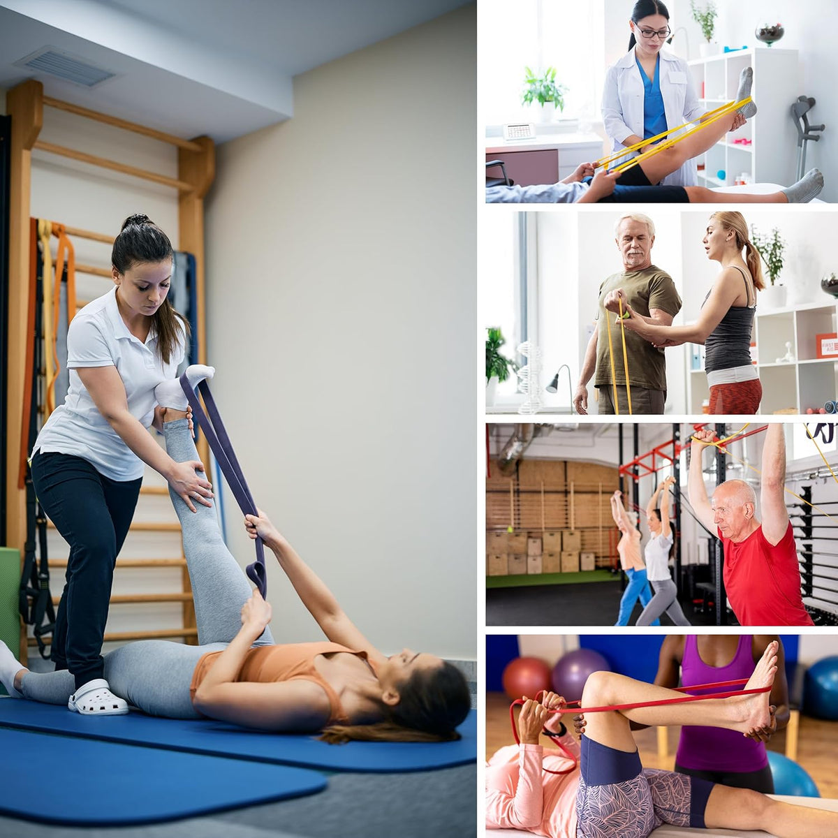 Skiennix Resistance Bands - Versatile Workout Set for Home Fitness | Full Body Training & Physical Therapy