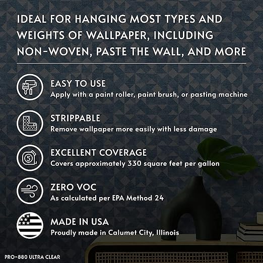 Roman PRO-880 Wallpaper Adhesive & Paste