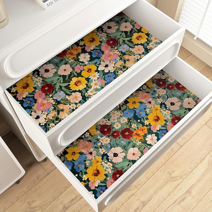 BOKEBEVE Watercolour Floral Peel and Stick Wallpaper Colorful Boho Contact
