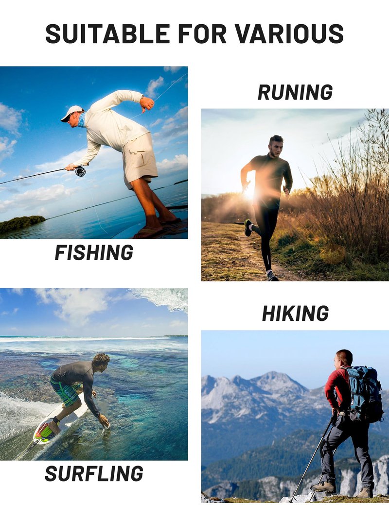 TACVASEN Men's Athletic SPF Pullover Shirts Running Fishing Tops Summer Sun Protection UPF 50+ Dry Fit T-Shirts Light Purple S