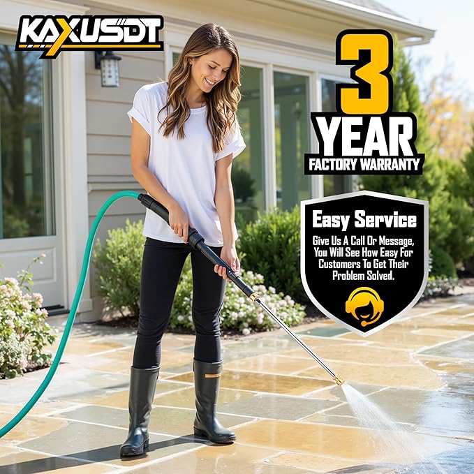 Pressure Washer Extension Wand, 2 Pack 17Inch Heavy Duty Stainless Steel Power Washer Extension Wand with 1/4" Quick Connect, Fits Most Pressure and Power Washers