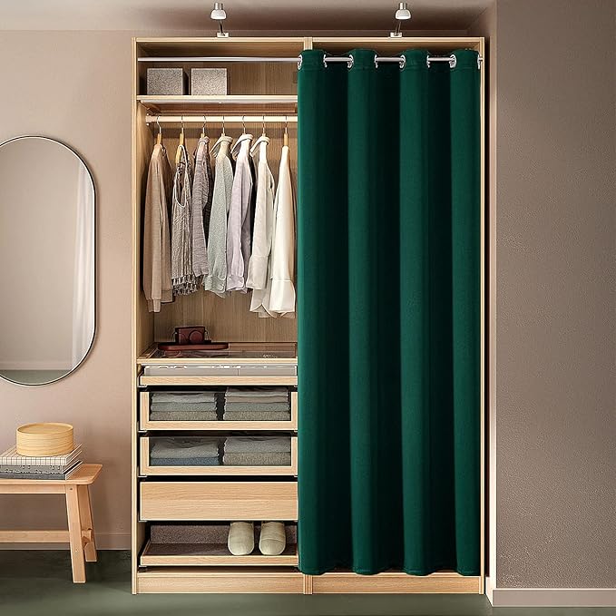 ChrisDowa Blackout Door Curtains