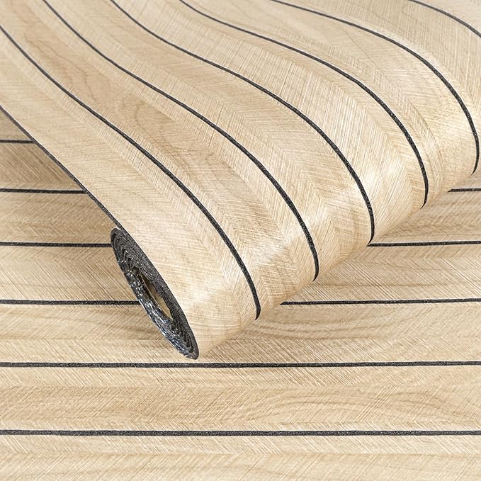 VEELIKE White Oak Wood Wall Panels Peel and Stick Foam Slat Wall Panel