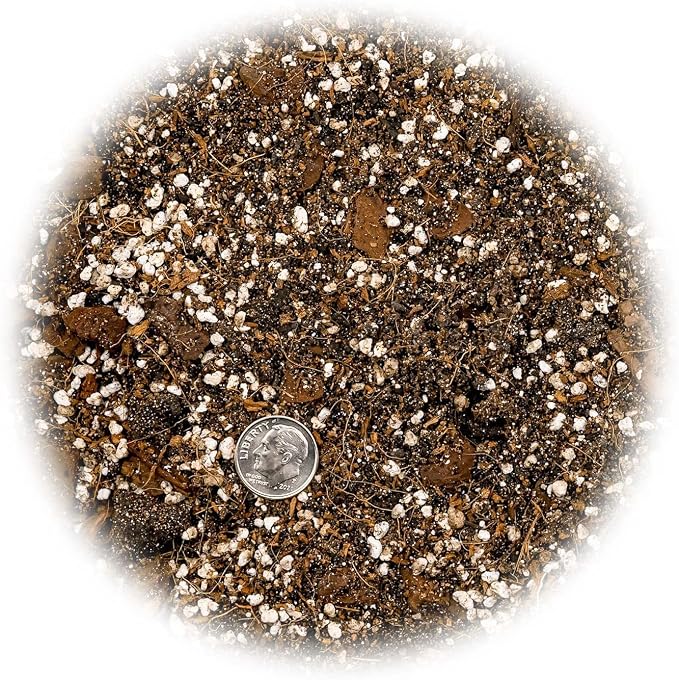 Gardenera's Peace Lilies Potting Mix - Ensure Peace Lily Health with Gardenera's Expertly Blended Soil Mix [5-Quart Bag]