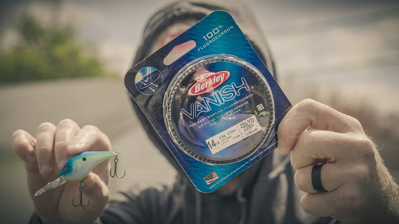 Berkley Vanish®, Clear, 2lb | 0.9kg, 110yd | 100m Fluorocarbon Fishing Line, Suitable for Saltwater and Freshwater Environments