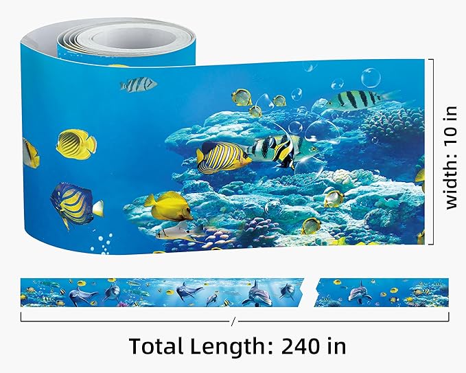 FLFK Peel and Stick Wallpaper Border Wall Decals