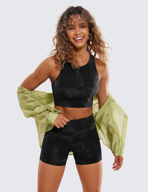 CRZ YOGA Butterluxe Biker Shorts 4'' - High Waisted Spandex for Women's Yoga & Workouts
