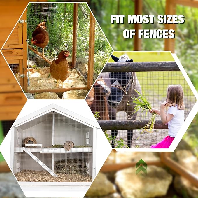 Tatuo Hardware Cloth 1/2 Inch 24in x 150ft Hot Dip Galvanized After Welded Cage Mesh Rolls 21 Gauge Metal Chicken Wire Roll Wire Fencing Poultry Netting for Raised Garden Rodent Animals