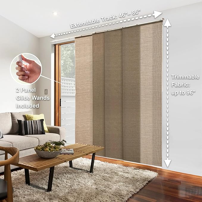 CHICOLOGY Panel Track Vertical Blinds