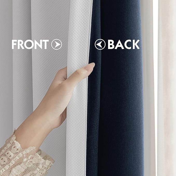 FMFUNCTEX 100% Blackout Curtains