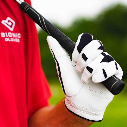 Bionic Men's StableGrip 2.0 Golf Glove - Premium Cabretta Leather for Enhanced Performance