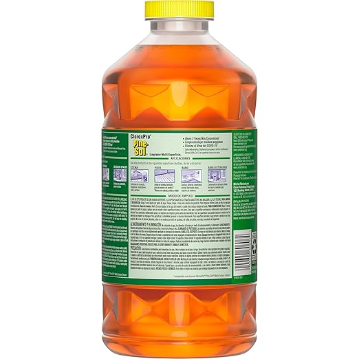 CloroxPro Pine-Sol Multi-Surface Cleaner, All Purpose Cleaner, Original Pine, 80 Fluid Ounces (60606) (Package May vary)