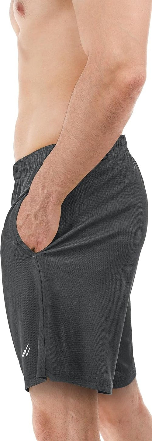 NY Threads Men's Athletic Shorts - Quick Dry Lightweight Running Gym Shorts with Pockets | Loose-Fit Design