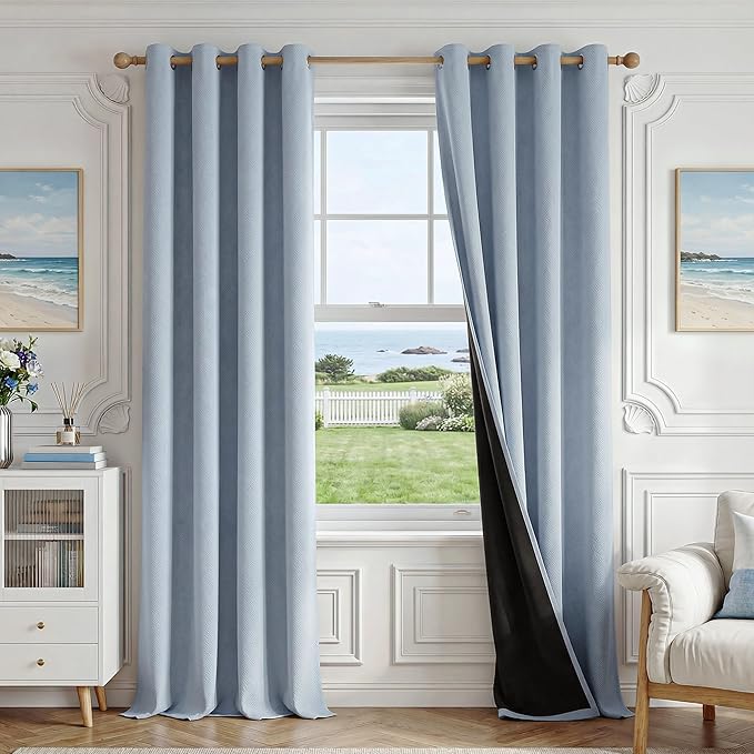 FMFUNCTEX 100% Blackout Curtains