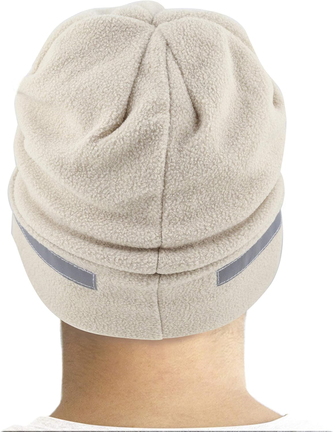 The Hat Depot Fleece Winter Functional Beanie Hat Cold Weather-Reflective Safety for Everyone Performance Stretch