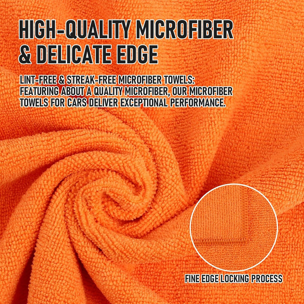 Tricol Clean Microfiber Cleaning Cloth, 16in*16in, 12 Pack Ultra-Thick Cleaning Rags, Super Absorbent, Lint Free & Streak Free Cleaning Towels for Car, House, Kitchen, Office