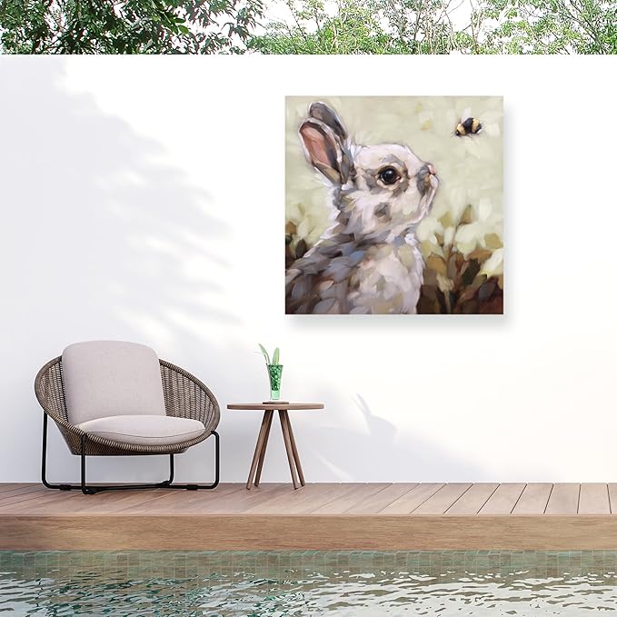 Outdoor Canvas Art - Andrea Lavery 'Hello There' Wall Art for Outdoor Spaces, Patios, or Gardens by Trademark Fine Art