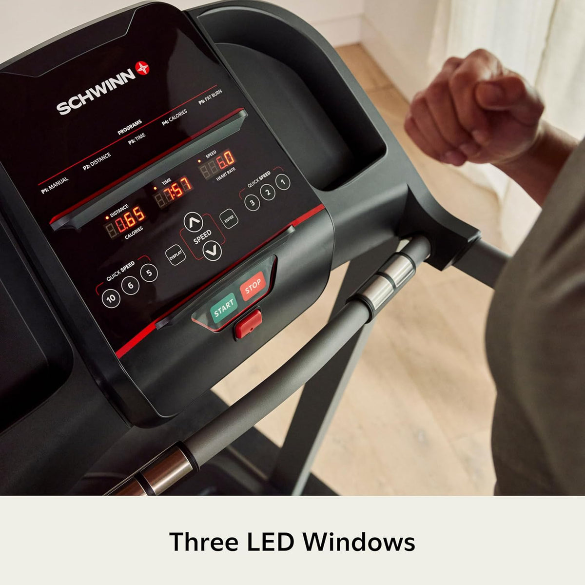 Schwinn Fitness Treadmill - Compact Design for Home Workouts | Adjustable Speed & Incline