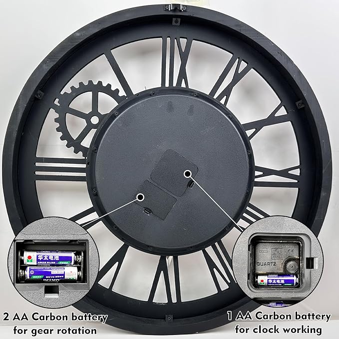B-Style 24 Inch Large Wall Clock