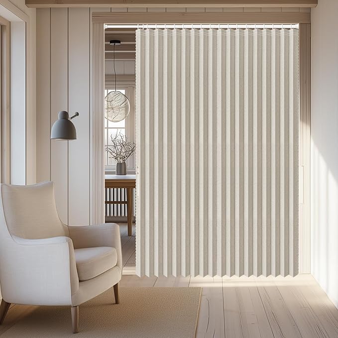 AJAZZ Blackout Accordion Door Curtains