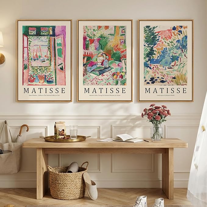 Framed Abstract Matisse Wall Art