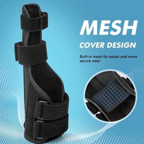 Luca Scored Pinky Finger Splint Support Brace, Metacarpal Hand Support for Little Finger, Trigger Finger, Tendonitis (Small)