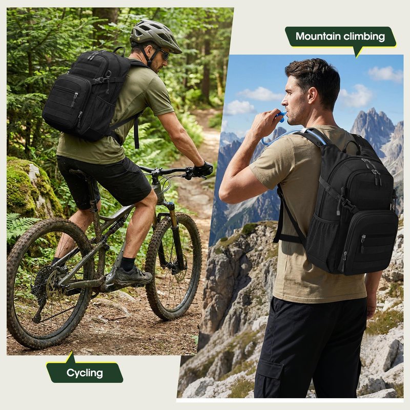RAINSMORE Lightweight Running Hydration Backpack with 2L Water Bladder