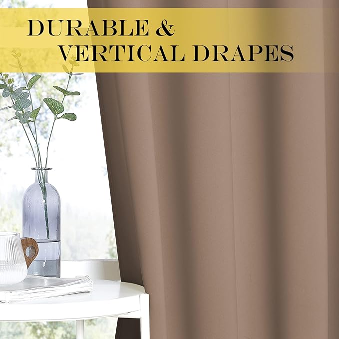 NICETOWN Blackout Curtains 63 inches Length