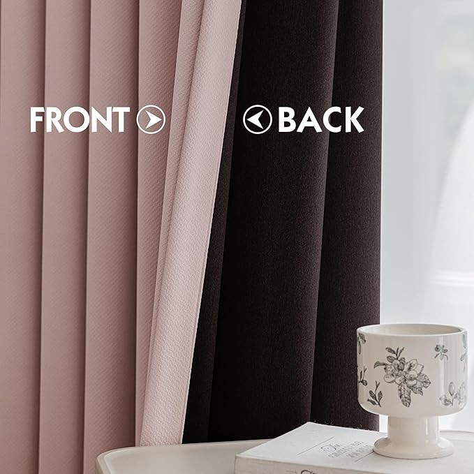 FMFUNCTEX 100% Blackout Curtains