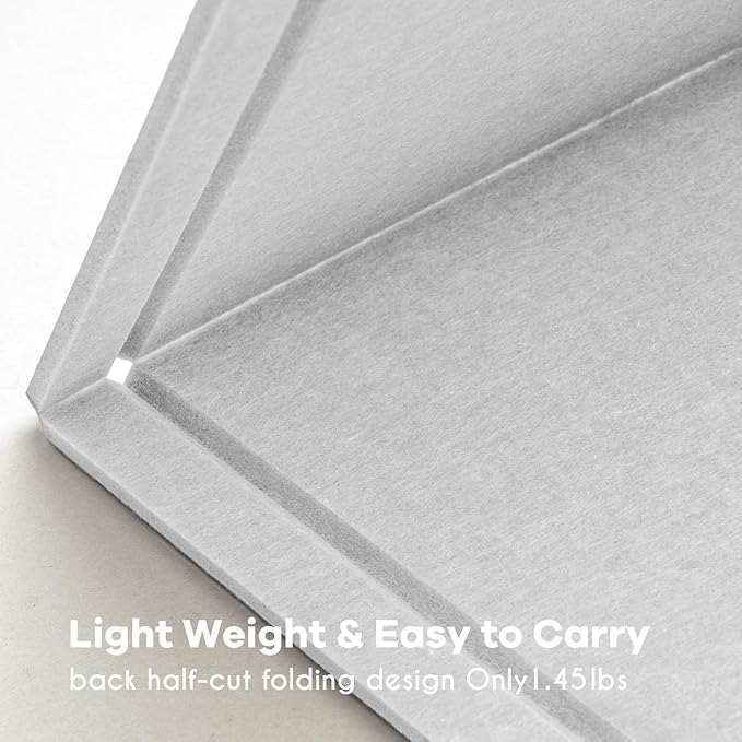 Lightomorrow Bulletin Board, 36 x 24 Inches Felt Pin Board, Cork Alternative