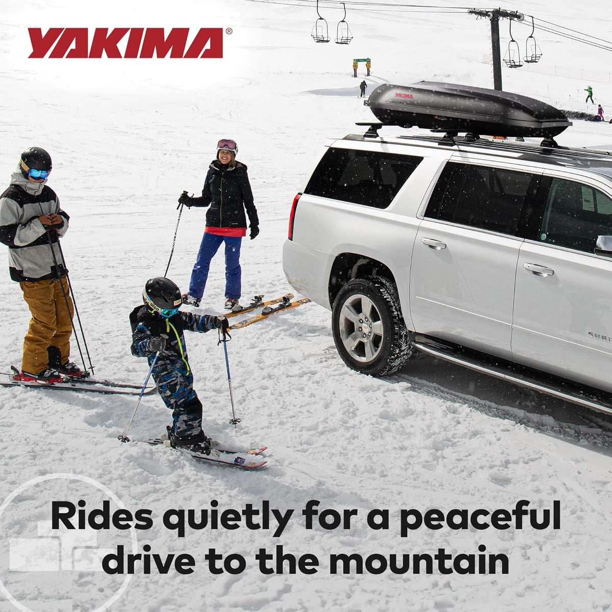 Yakima RocketBox Pro 14 - Premium 14 Cu Ft Roof Cargo Box Carrier with Dual Side Opening & SKS Locks