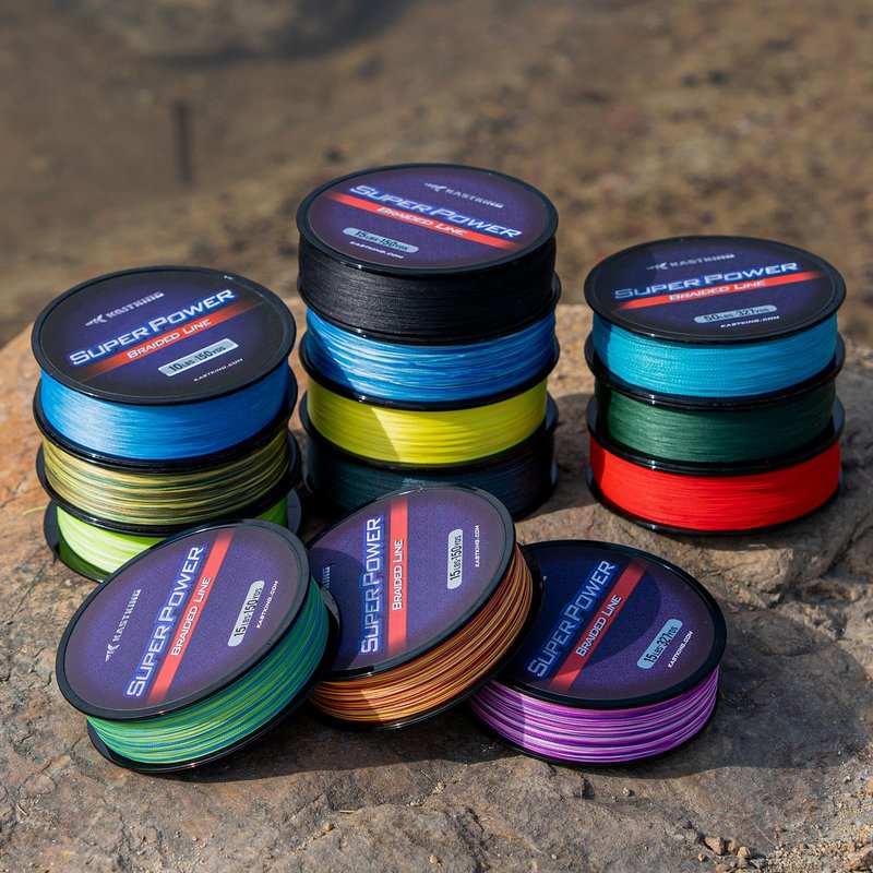 KastKing Superpower Braided Fishing Line, Black, 30LB, 500+47 Yds