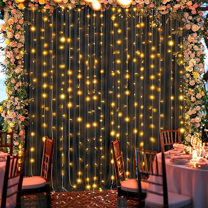 10x10 Black Backdrop Curtain for Parties Wrinkle Free Black Photo Curtains Backdrop Drapes Fabric Decoration for Birthday Party Wedding 5ft x 10ft,2 Panels