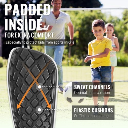 Northdeer Soccer Shin Guards - Protective Sleeves with Insert Pocket for Kids & Adults | Lightweight & Durable