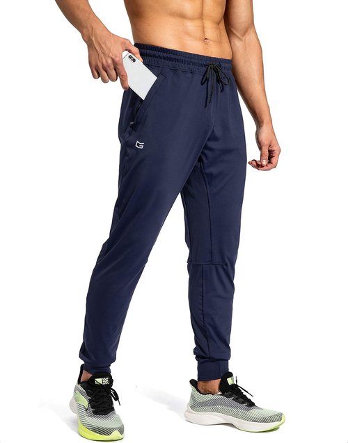 G Gradual Men's Athletic Sweatpants - Zipper Pockets for Training & Workouts | Joggers for Soccer & Running