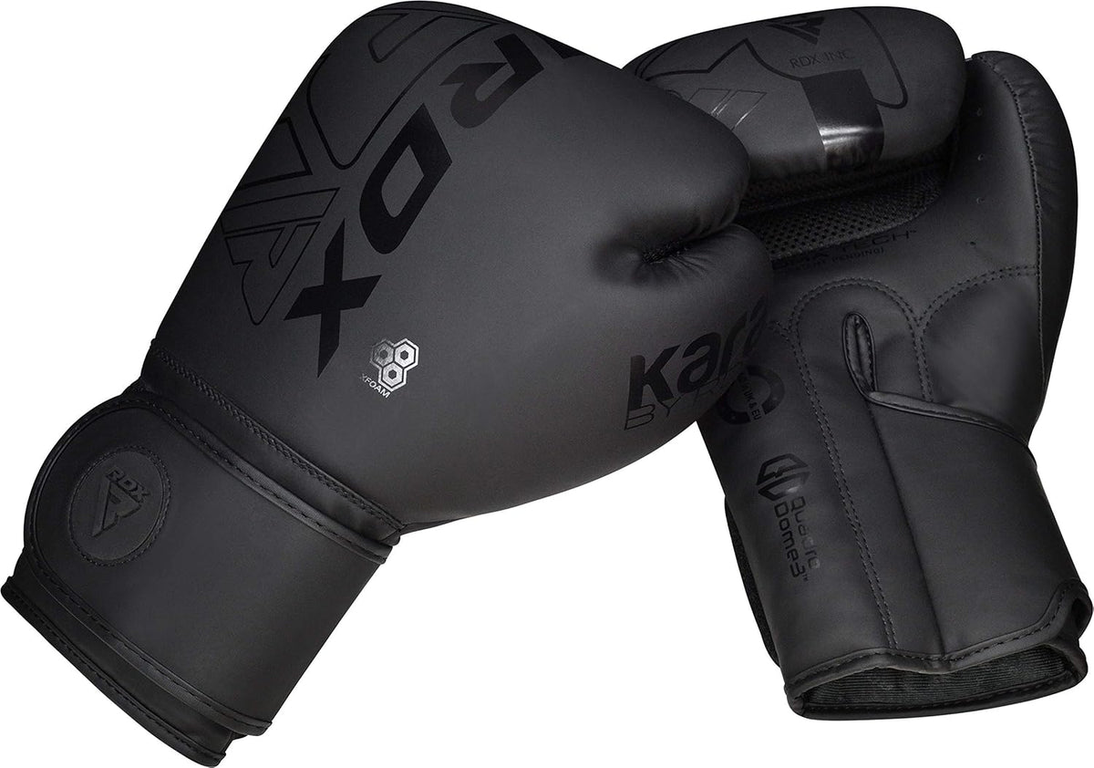 RDX Boxing Gloves - Pro Training Sparring Gear | Maya Hide Leather for MMA & Kickboxing | Ventilated Palm, Multi-Layered | Available in 8-18 Oz