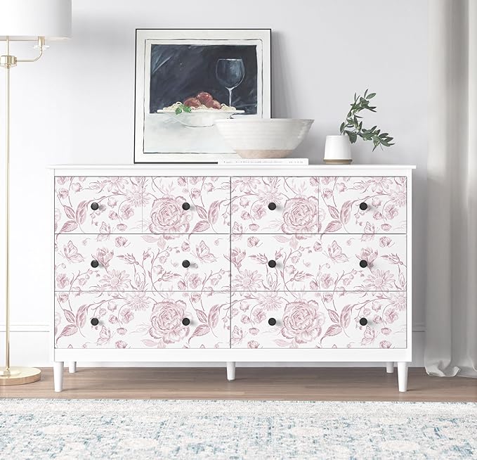 Yasinet Floral Peel and Stick Wallpaper Pink Floral Wallpaper Boho Pink Contact
