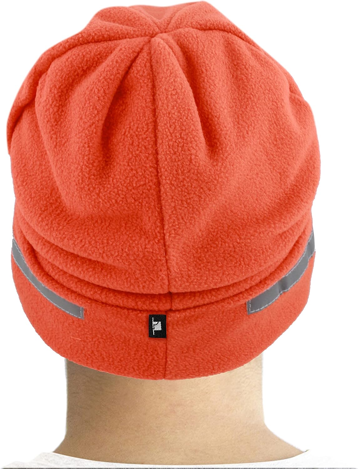The Hat Depot Fleece Winter Functional Beanie Hat Cold Weather-Reflective Safety for Everyone Performance Stretch
