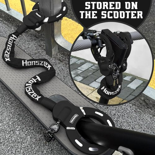 High-Security Scooter Lock by [Brand Name] - 36.22-Inch Heavy-Duty Bike Lock Chain for E-Bikes