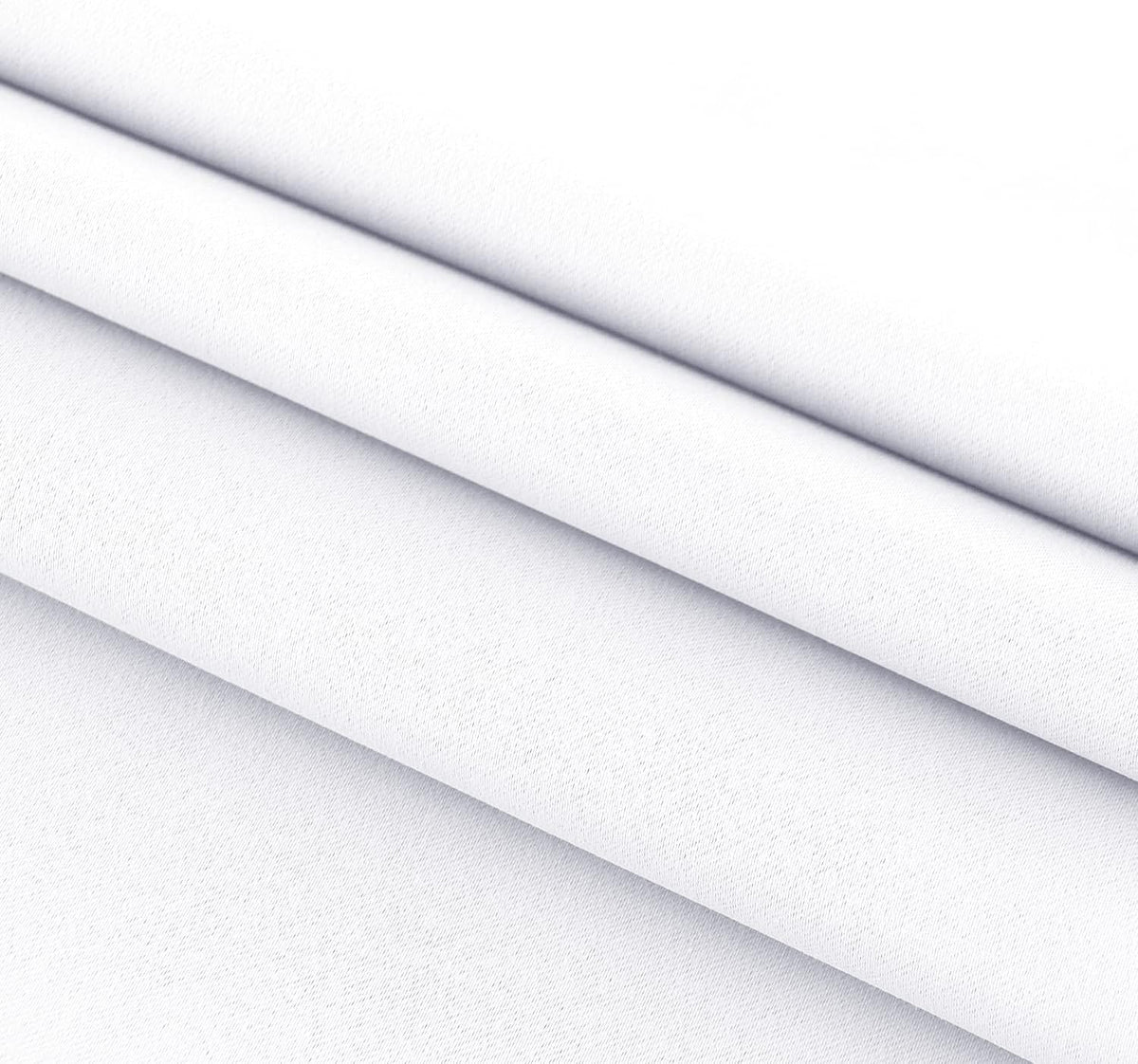 DWCN French Door Curtains – Rod Pocket Thermal Curtain for Doors with Glass Window, Kitchen and Patio Doors for Privacy, 54 X 40 Inches Long, 1 Curtain Panel with Tieback, Pure White