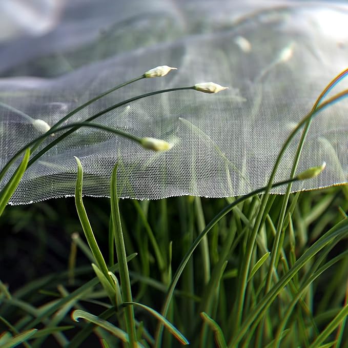 Garden Netting Pest Barrier: Ultra Fine 10'x15' Bug Netting for Garden Protection Row Cover Raised Bed Screen Mesh Greenhouse Mosquito Net, Protecting Tree Plants Vegetable Flowers Fruits