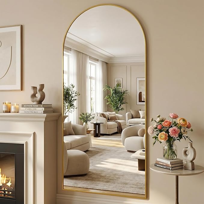 Suidia 81"x41" Arched Full Length Mirror