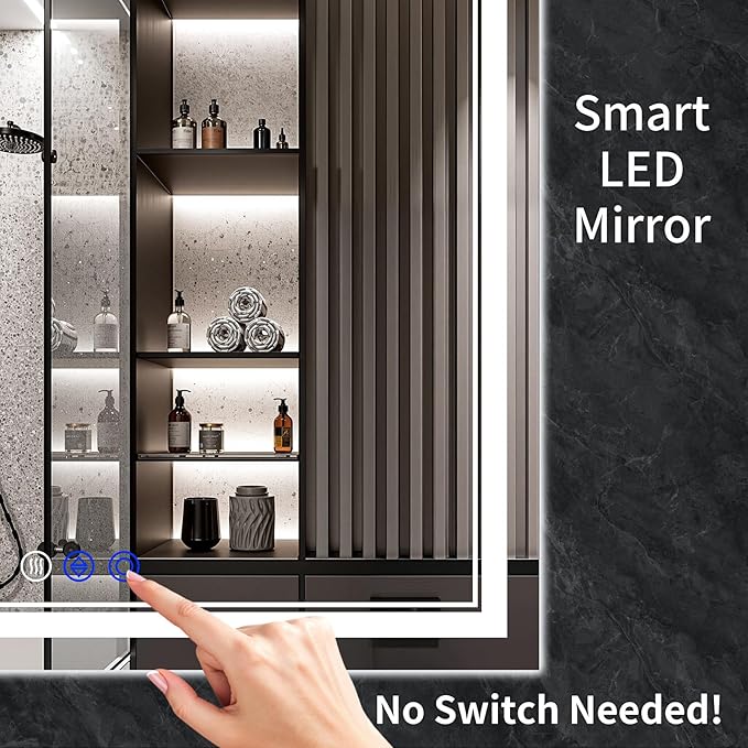 72"x36" LED Bathroom Mirror