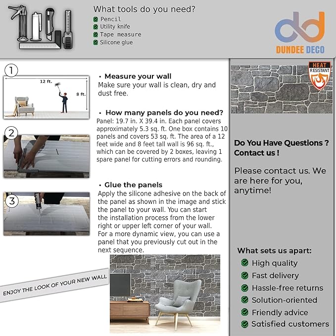 Dundee Deco 3D Wall Panels