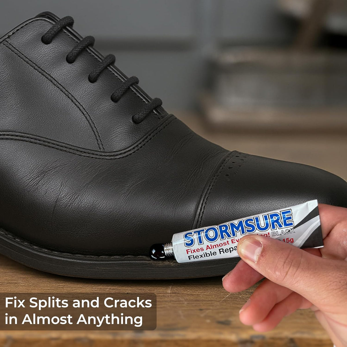 Stormsure Flexible Repair Adhesive - 15g Black | Durable, Waterproof Solution for Quick Fixes